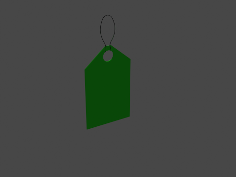 Price tag 8 Modèle 3D