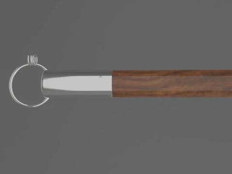 Pu dao halberd 3D Model