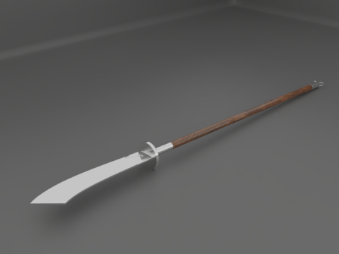Pu dao halberd Modello 3D