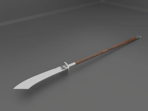 Pu dao halberd 3D Model