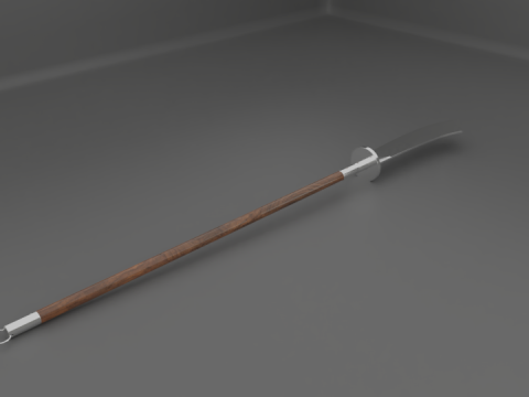 Pu dao halberd Modello 3D