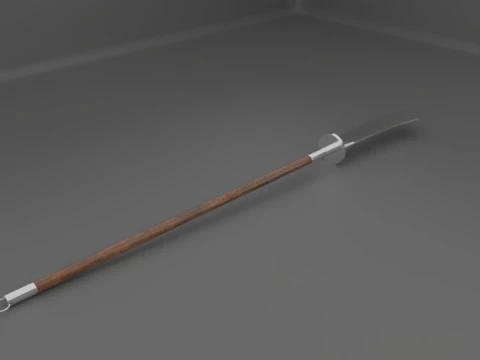 Pu dao halberd 3D Model