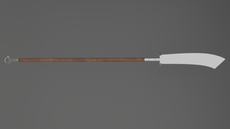 Pu dao halberd Modello 3D .c4d .max .obj .3ds .fbx .stl .blend 