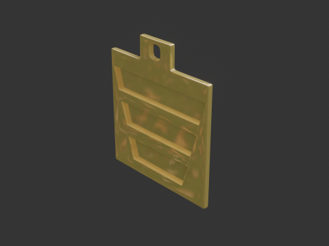 Bagua qian mk1 pendant 3D-Modell