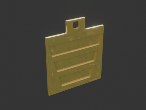 Bagua qian mk1 pendant 3D-Modell