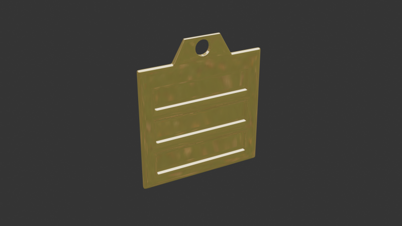 Bagua qian mk2 pendant 3D Модель .c4d .max .obj .3ds .fbx .stl .blend 