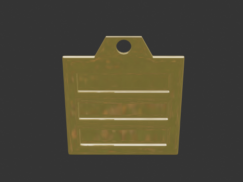 Bagua qian mk2 pendant 3D Модель