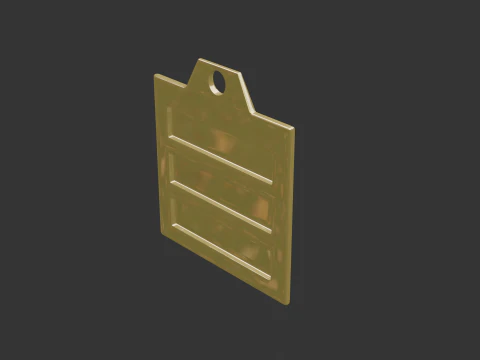 Bagua qian mk2 pendant 3D Model