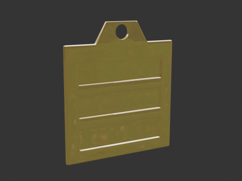 Bagua qian mk2 pendant 3D Модель