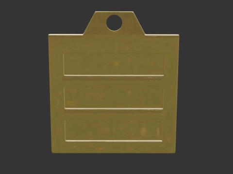 Bagua qian mk2 pendant 3D Модель