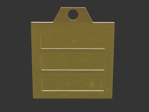 Bagua qian mk2 pendant 3D Model