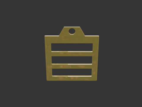 Bagua qian mk3 pendant Model 3D