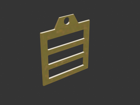 Bagua qian mk3 pendant Model 3D