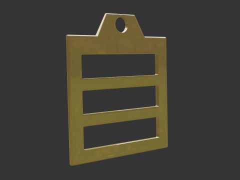 Bagua qian mk3 pendant Model 3D