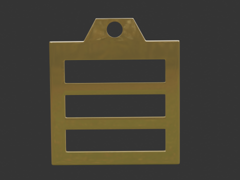 Bagua qian mk3 pendant Model 3D