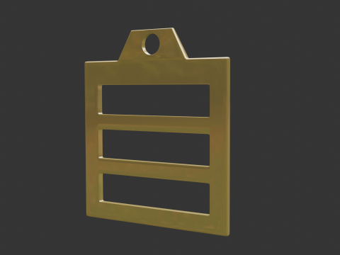 Bagua qian mk3 pendant Model 3D