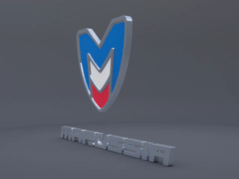 Marussia-Logo 3D Modell