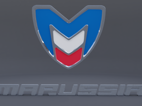 Marussia logo Modelo 3D