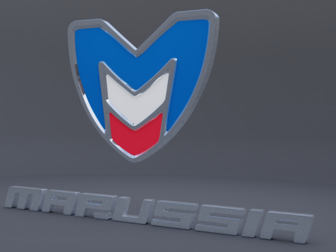 Marussia logo Modelo 3D