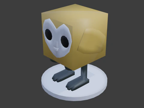 Basit baykuş 3D Model