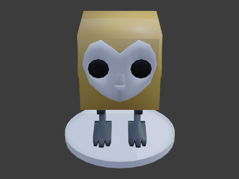 Simple owl Modello 3D