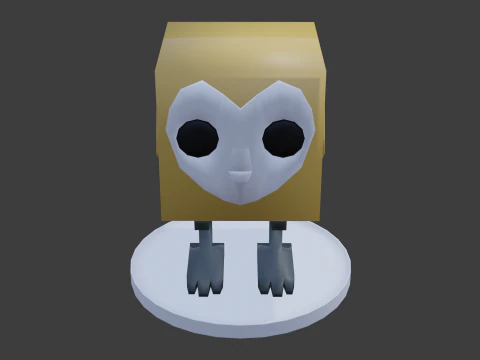 Simple owl 3D Model
