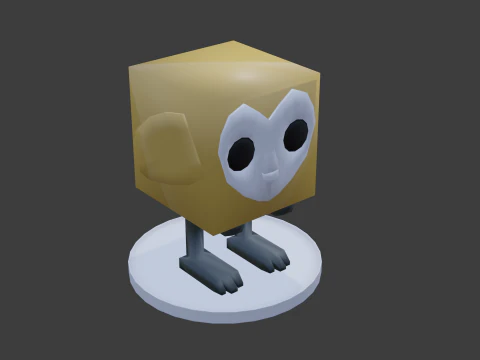 Simple owl 3D Model