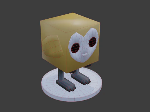 Simple owl 3D Model