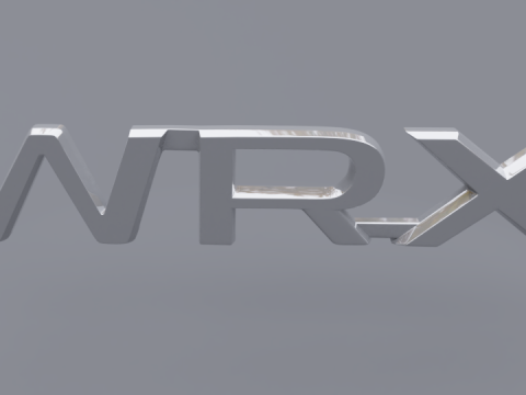 Subaru logo set Model 3D