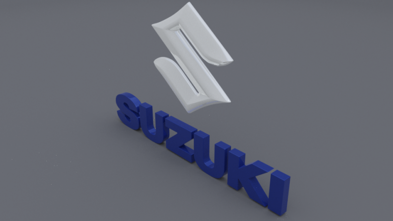 Suzuki logo Modèle 3D .c4d .max .obj .3ds .fbx .stl .blend 