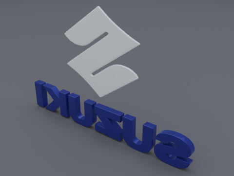Suzuki logo Modèle 3D