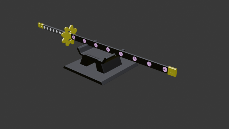 Shusui meito tang dao 3D मॉडल .c4d .max .obj .3ds .fbx .stl .blend