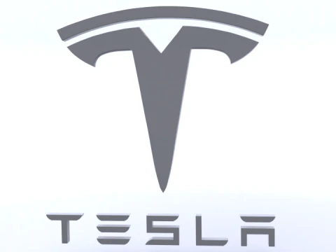 Tesla logo 3D Model