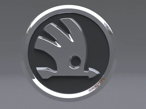 Skoda logo 3D Model