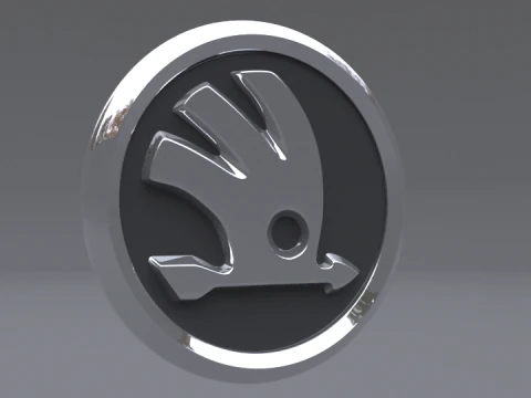 Skoda logo 3D Model