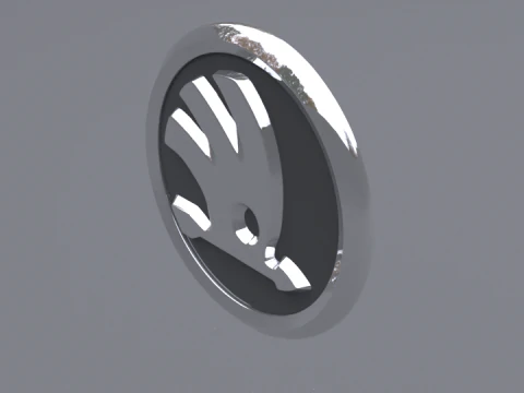 Skoda logo 3D Model