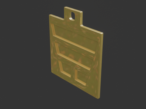 Bagua xun mk1 pendant Modello 3D