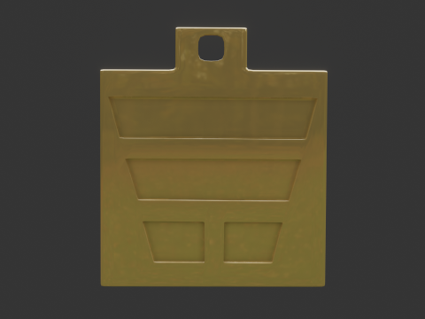 Bagua xun mk1 pendant Modello 3D
