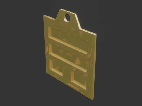 Colgante Bagua xun mk2 Modelo 3D