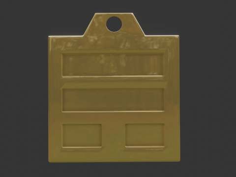 Bagua xun mk2 pendant Modelo 3D