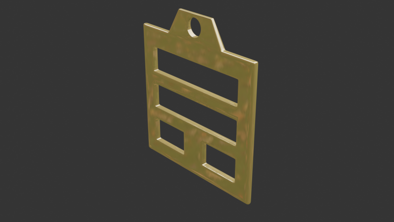 Bagua xun mk3 pendant Model 3D .c4d .max .obj .3ds .fbx .stl .blend 