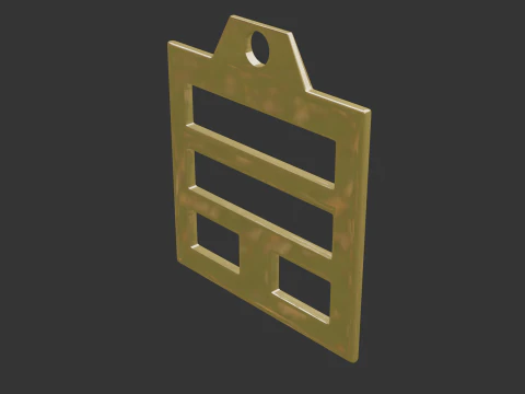 Colgante Bagua xun mk3 Modelo 3D