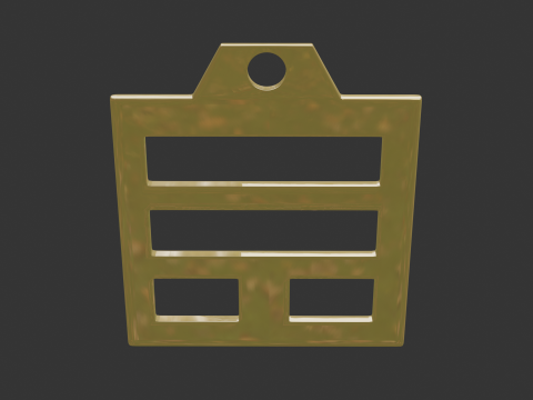 Bagua xun mk3 pendant Model 3D