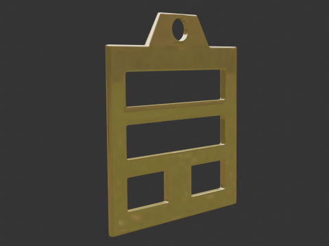 Bagua xun mk3 pendant Model 3D