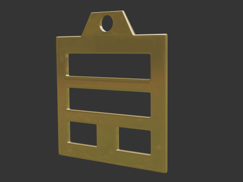 Bagua xun mk3 pendant Model 3D