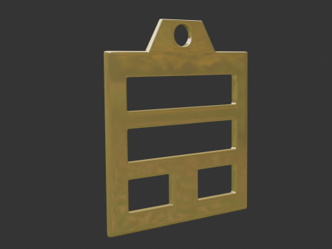 Bagua xun mk3 pendant Model 3D