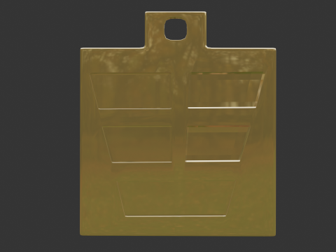 Bagua zhen mk1 pendant Modello 3D