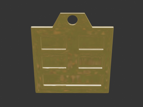 Bagua zhen mk2 pendant Modello 3D