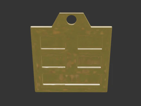 Bagua zhen mk2 pendant 3D Model
