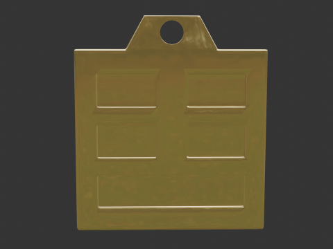 Bagua zhen mk2 pendant Modello 3D